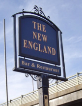 The derelict New England pub in Brentford was previously known as the Duke of York
