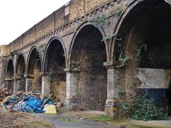  Victorian arches of the London and Greenwich Railway in Bermondsey
