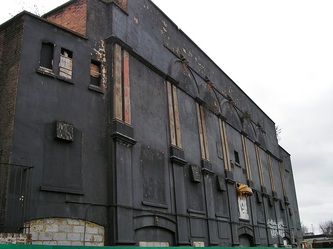 The closed down and derelict Dalston Theatre photographed by Paul Talling of Derelict London