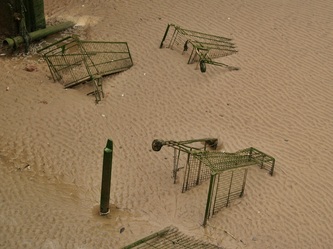 abandoned supermarket shopping trolleys can cause environmental damage and are eyesores