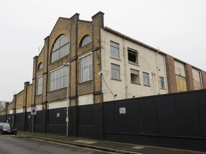 The derelict Old Vinly Factory in Hayes. EMI subsidiary Parlophone signed the Beatles whereby all the records were manufactured here plus records by The Rolling Stones, The Beach Boys, Elvis Presley & Cliff Richard 