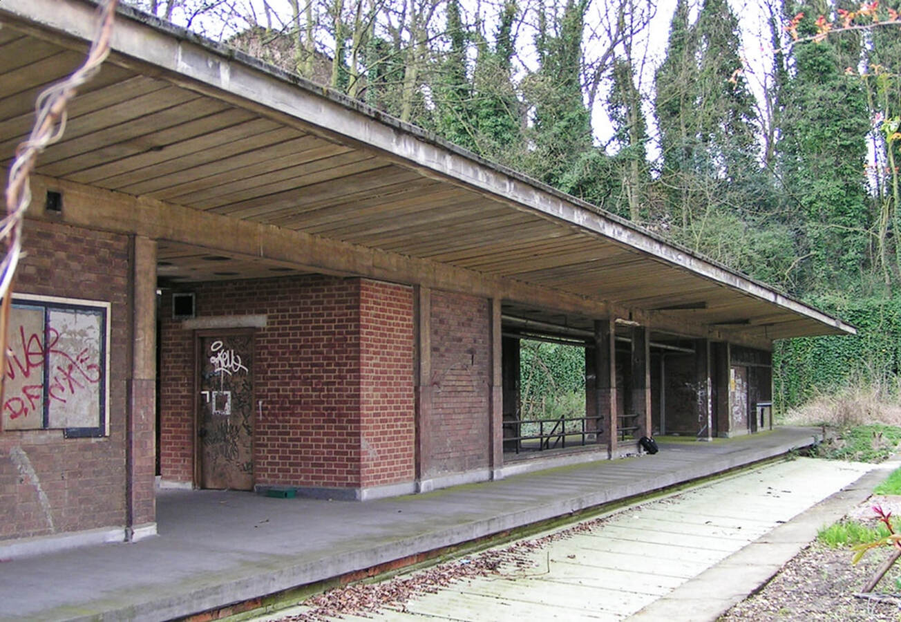 The abandoned Highgate (high level) Railway Station photographed by Paul Talling of Derelict London
