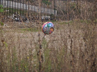 Lost child's helium balloon in Lewisham, London 