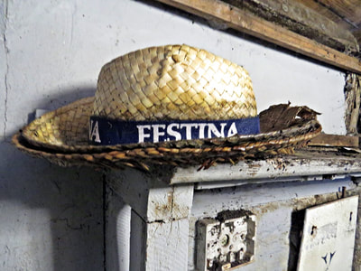 Festina hat in East London squat