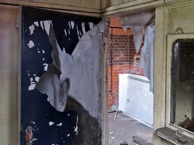 Derelict public toilet in North Woolwich E16