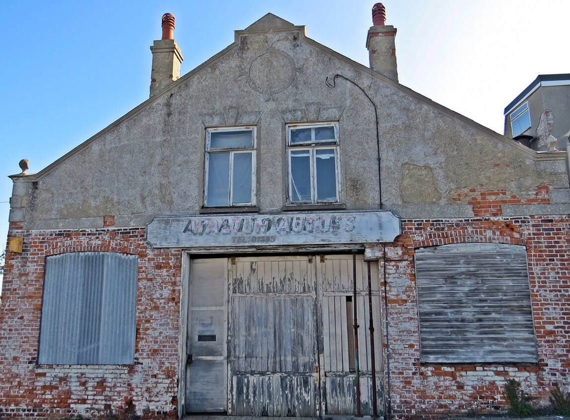 Derelict Building in Walton-on-the-Naze on the North Sae coast in Essex