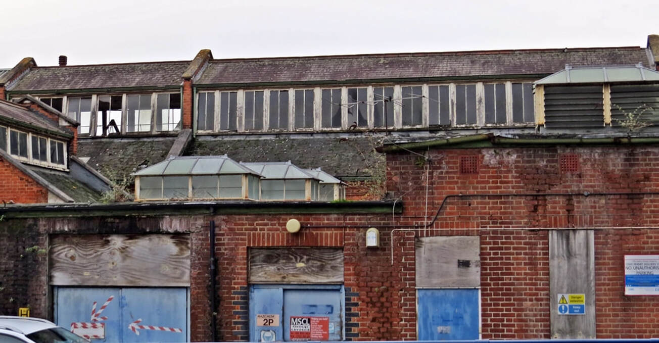 Picture of derelict parts of Whipps Cross Hospital in Leytonstone, London