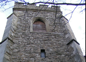 The abandoned  St Lawrences Church in Brentford 