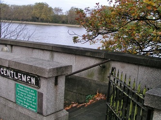 Putney Bridge derelict toilets