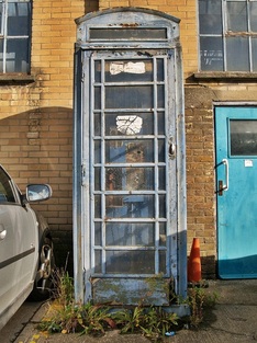 abandoned telephone box in Plumstead, SE London