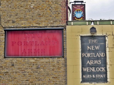South Lambeth, SW8 - The derelict New Portland Arms 