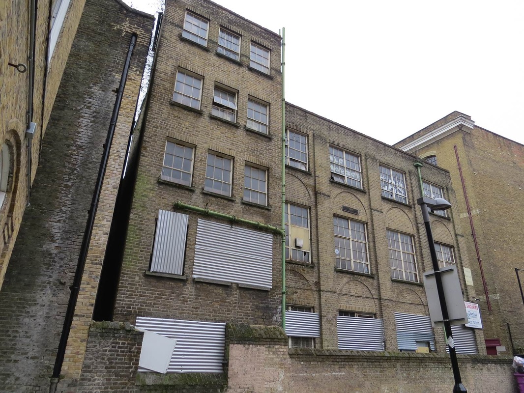 Picture of the derelict St Patricks Social Club - Wapping, E1