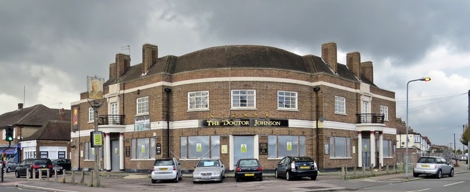Picture of derelict pub: The Doctor Johnson - Clayhall, Barkingside. IG5