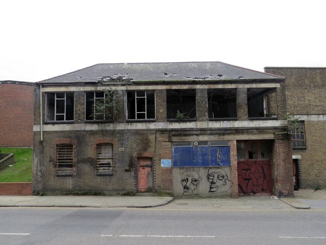 This old industrial building in Wick Lane near the Olympic Park has been derelict over a decade