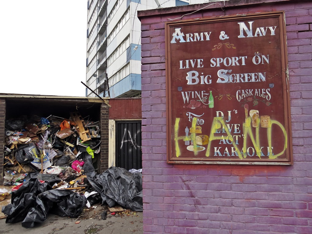Dead Army & Navy pub in Plaistow, East London
