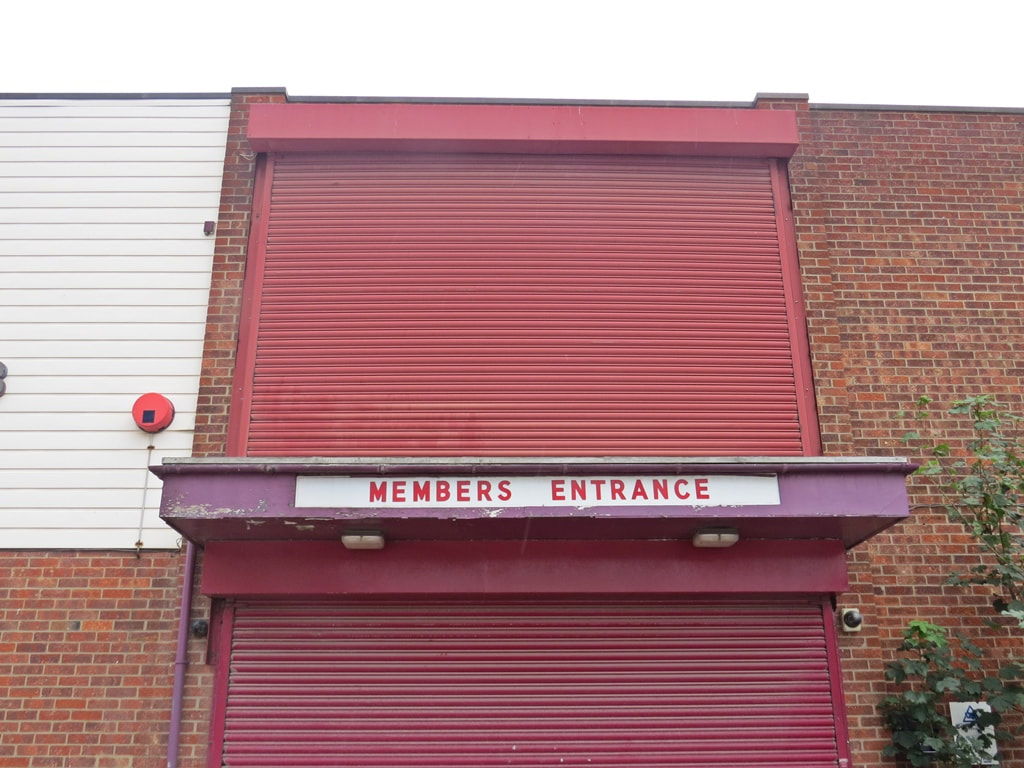 Members Entrance. West Ham United Supporters' Club (Hammers Social Club) - Castle Street, E6
