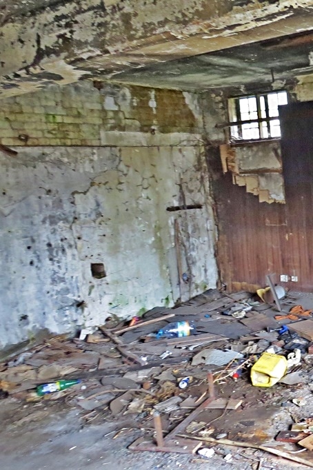 Debris and Decay in derelict Silvertown site in East London pic by Paul Talling