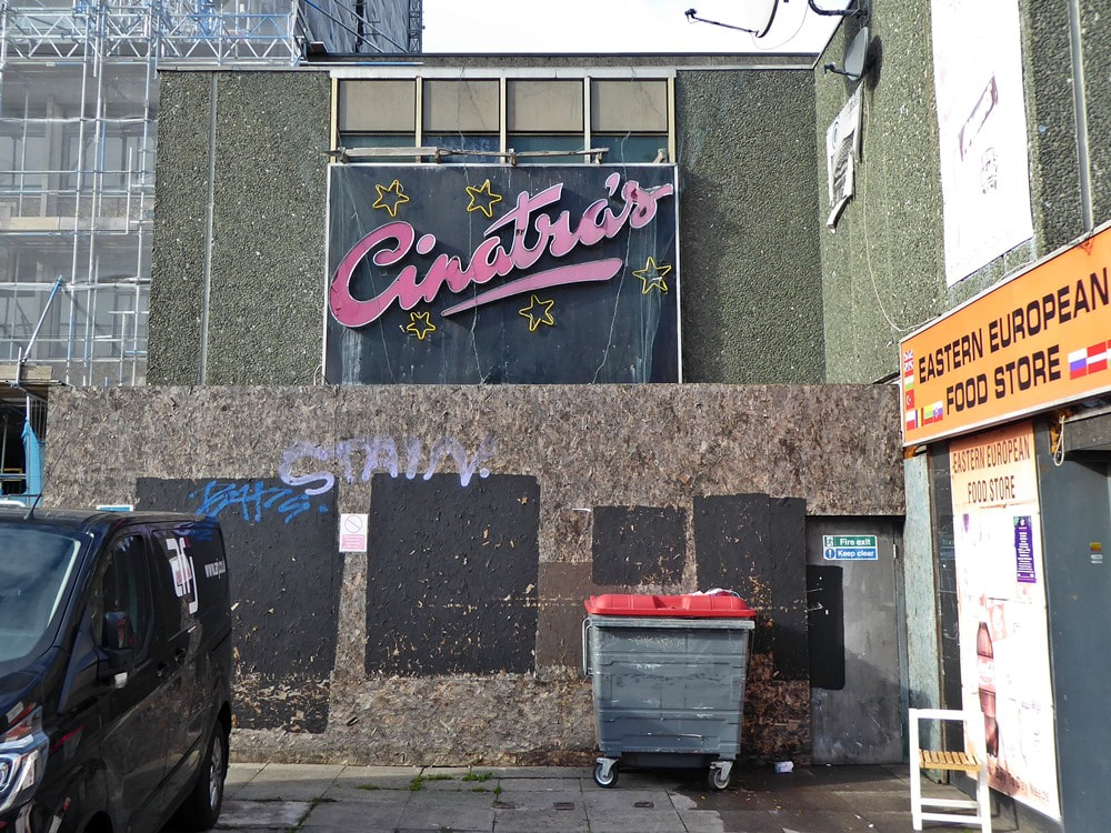 derelict Cinatra's music venue and nightclub
, London Road, Croydon
