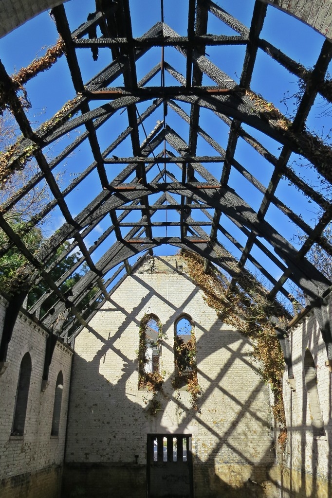 derelict workhouse chapel in Dartford on Derelict London walking tour