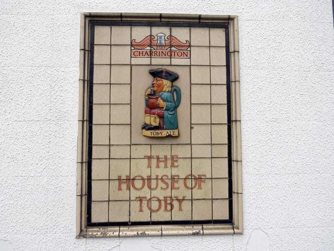 House of Toby tiling on defunct pub in Newham East London