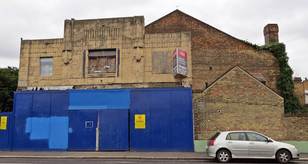 The Dominion derelict cinema in  Walthamstow 