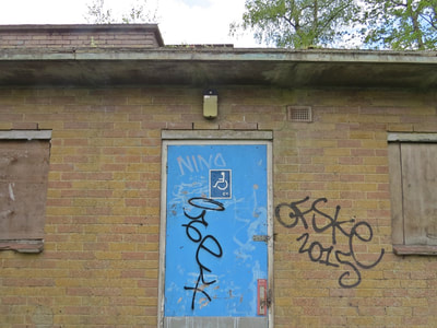 Closed down toilet in London Borough of Barnet