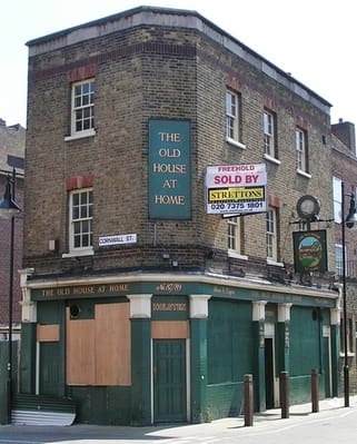 The Old House at Home in Shadwell. Another result in the decline of the local drinking culture