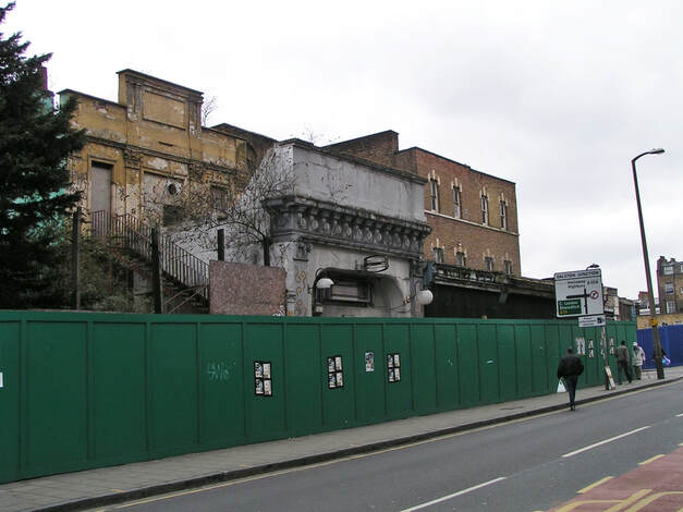 Derelict crumbling Dalston Theatre (later known as Four Aces Reggae Club) - ​Dalston, E8 