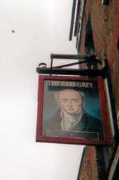Picture of old pub sign for Earl Grey in Bethnal Green