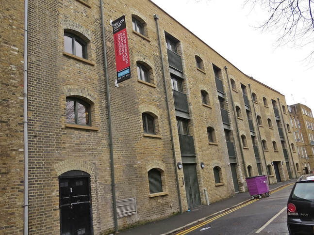 The restored Red Lion Court in Reardon Path, Wapping was derelict until a few years ago