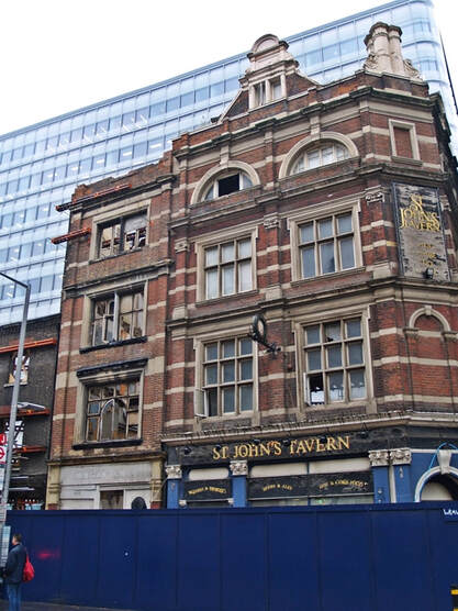 The derelict St John's Tavern in Tooley Street, SE1 near London Bridge Station was originally converted to Red Bull Studios and is now The Body Shop’s new HQ.