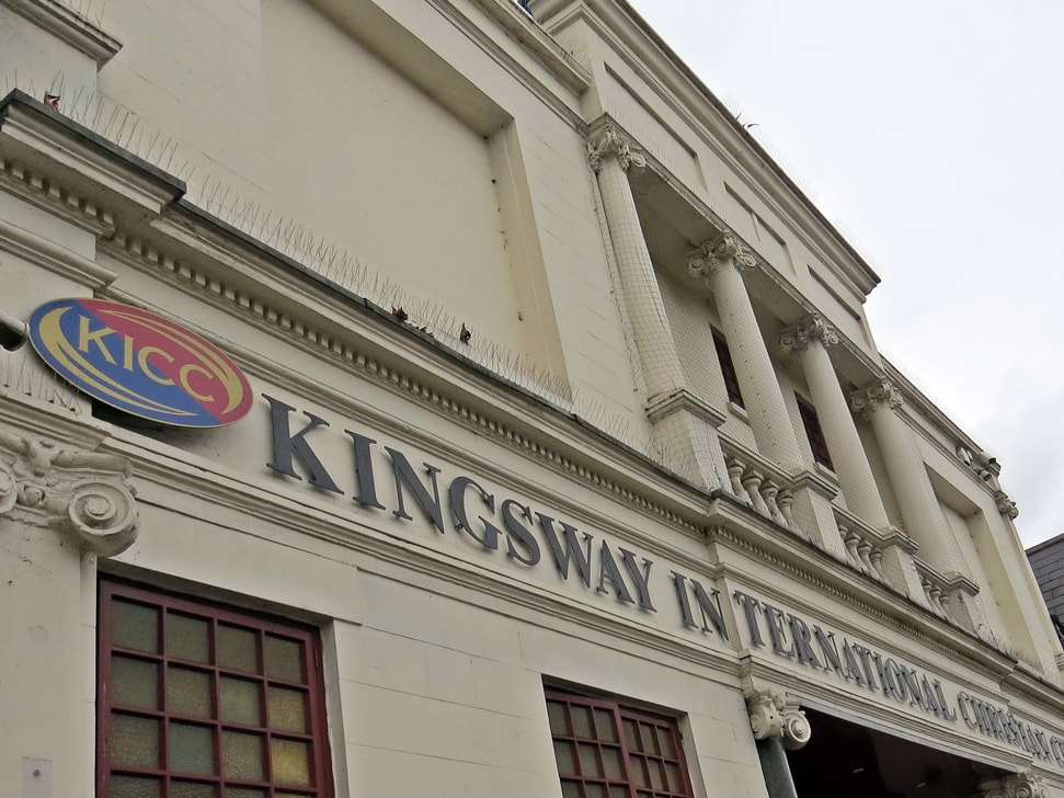 Picture of the former Empress Electric Picture Theatre then Empress Cinema is now the Kingsway International Christian Centre.