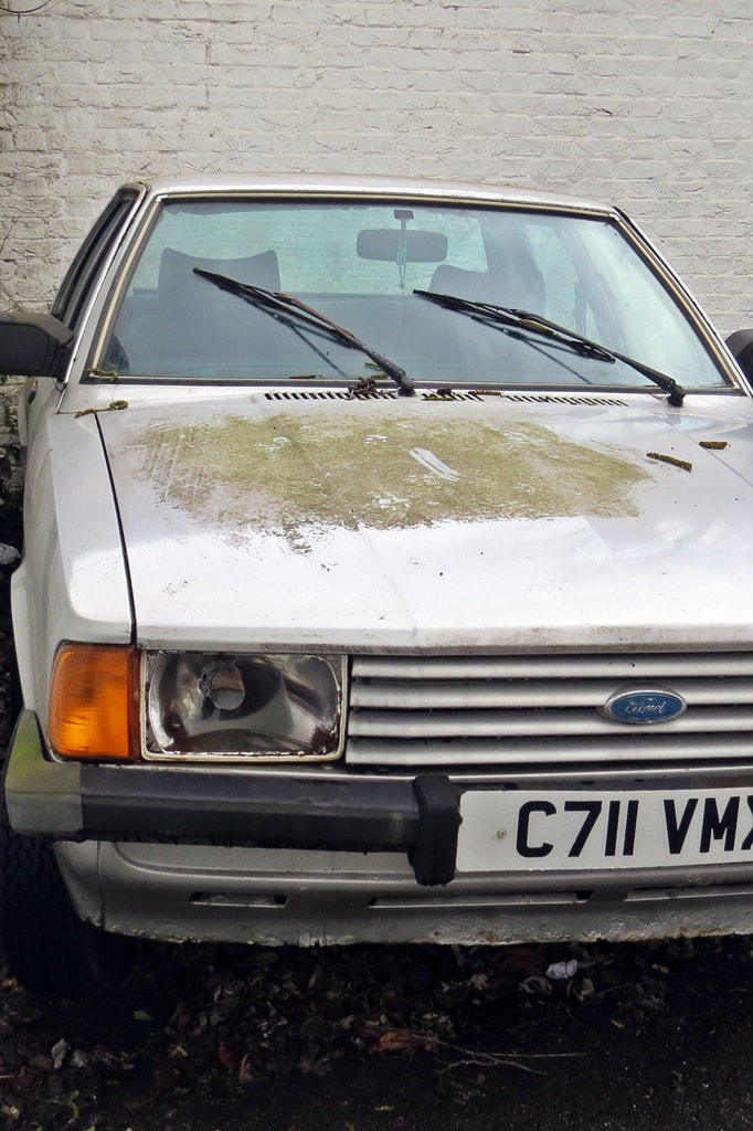 defunct Ford Granada in Selhurst South London