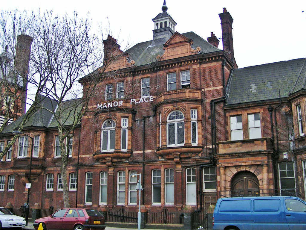 Lost historic Manor Place Baths in Walworth in SE London