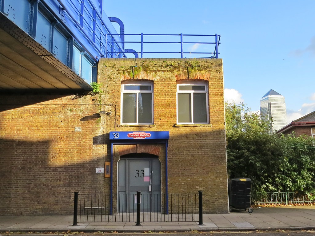 Former Limehouse Station in Three Colt Street, East London is now a nursery
