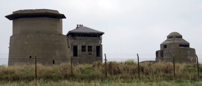 Picture of derelict Martello Battery, Sheerness, Isle of Sheppey