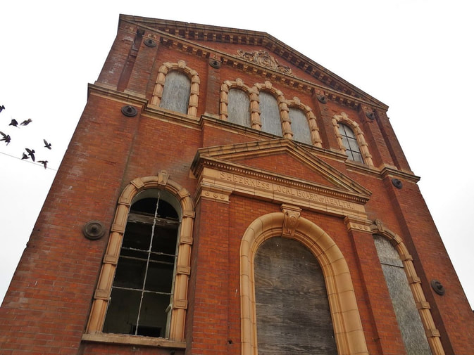 Picture of Sheerness Local Board of Healtha disused water pumping station in a derelict state awaiting redevelopment and regeneration