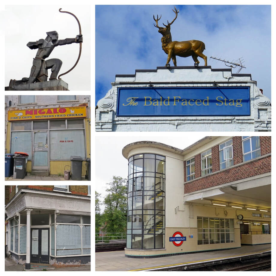 ​This guided walking tour with Paul Talling, author of London's Lost Rivers and Derelict London, starting at the Art Deco East Finchley station takes in the UK headquarters of McDonald’s and its “Hamburger University,” the flat where Peter Sellers lived with his mum and the house where George Michael was born