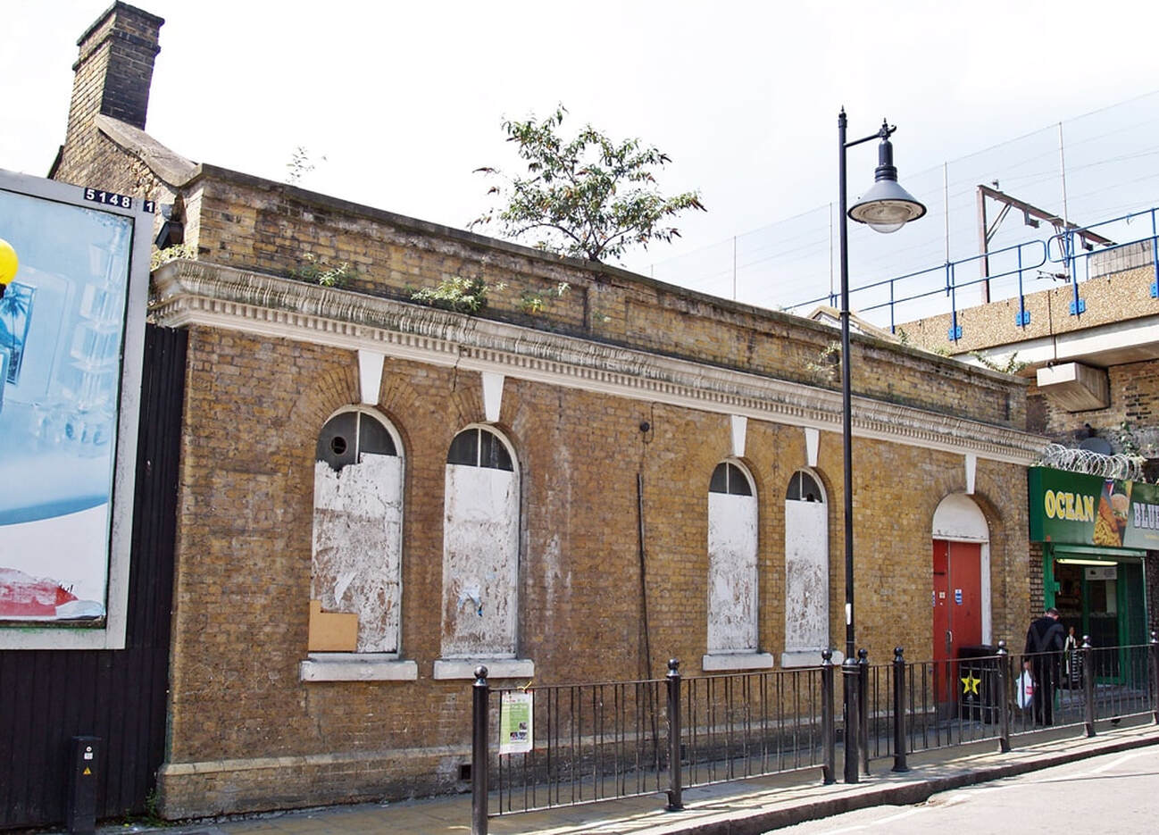  Abandoned Shadwell Underground Station in Watney Street once on the East London Tube Line