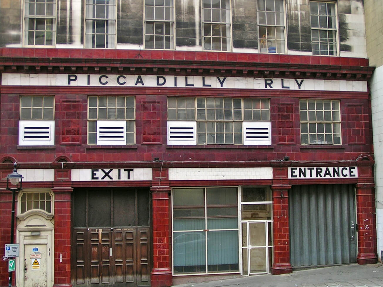 Disused Strand Tube Station was the terminus of a short branch off the Piccadilly Line (Aldwych Branch Line)