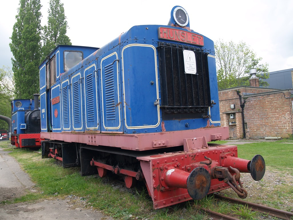 Narrow gauge locomotive  once used at the Royal Arsenal munitions works in Woolwich 