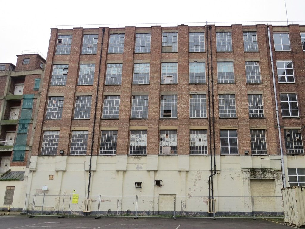 empty former industrial site in South East London