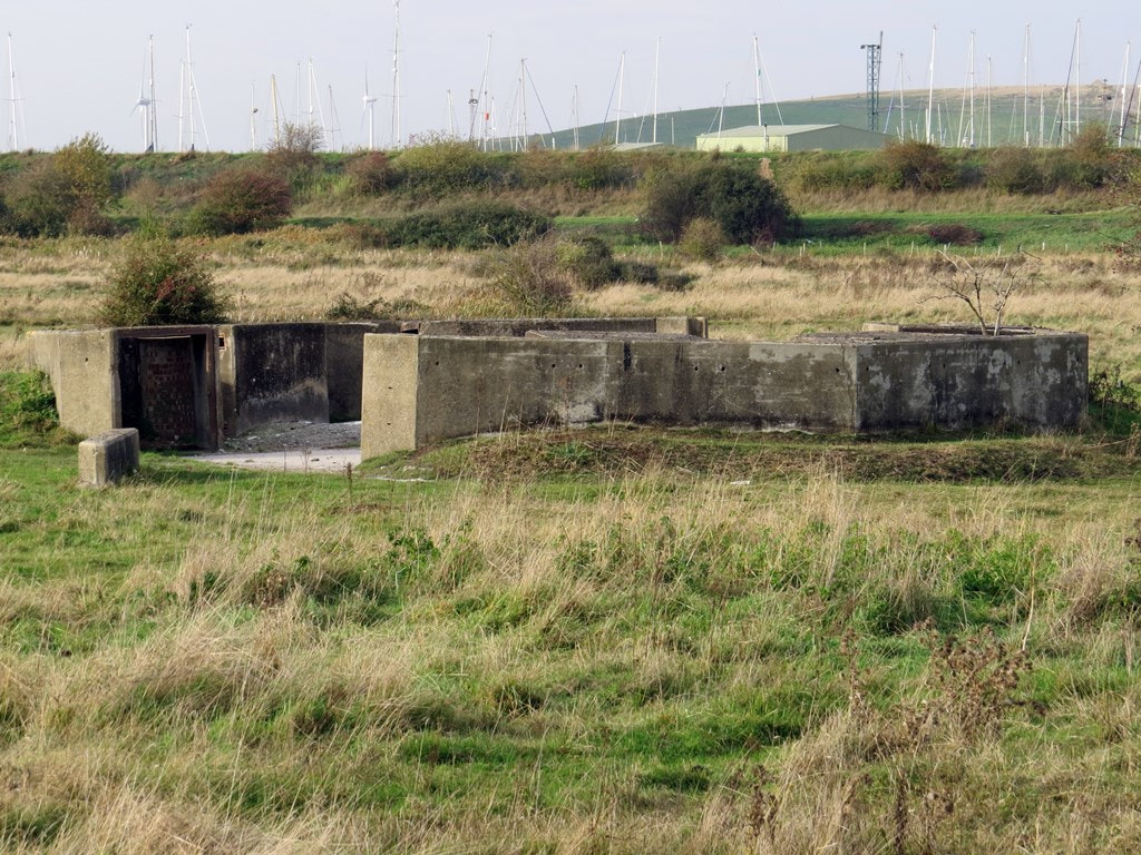 Derelict World War Two defence site in SE London 