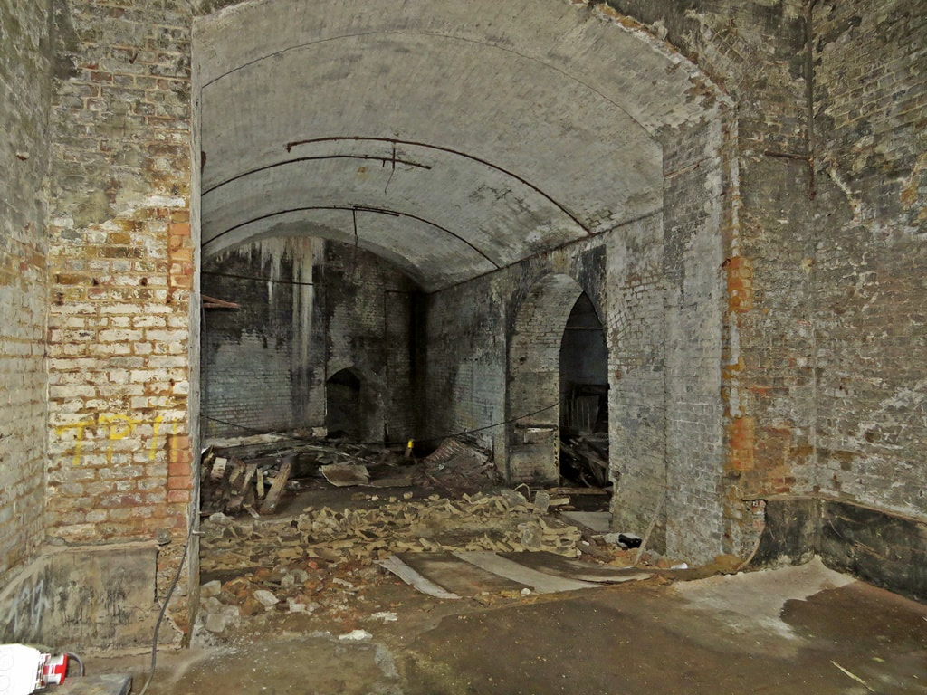 During the Second World War, an underground cold store here at Smithfield was used for secret experiments on pykrete, a mixture of ice and woodpulp